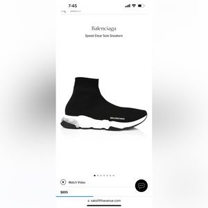 Balenciaga “Clear Sole Sneakers”
 
balenciaga sock shoes basically